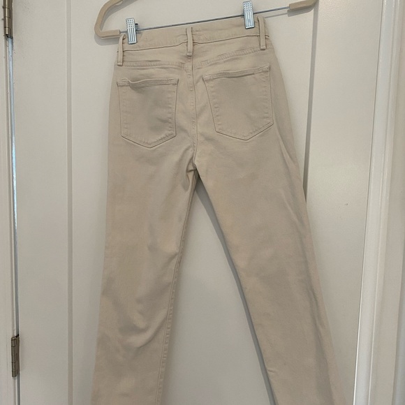 FRAME Denim Le High Skinny Cream Jeans - Picture 3 of 4